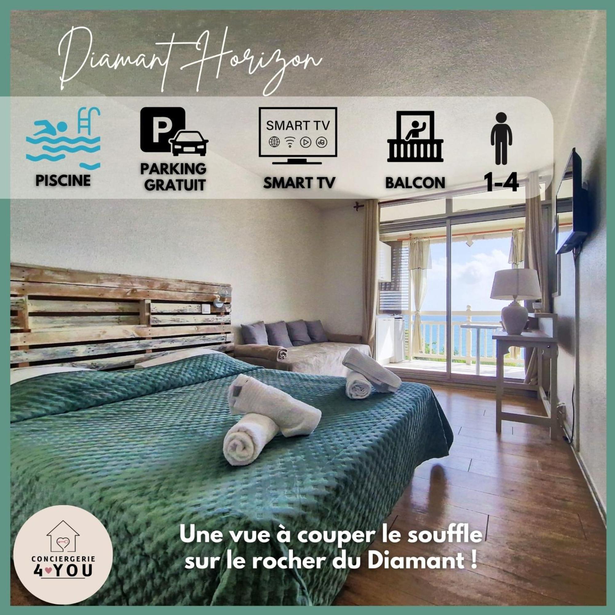 Appartement Terrasse Vue Mer Et Piscine Le Diamant Ngoại thất bức ảnh